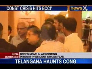 BCCI's move in appointing interim-president draws flak