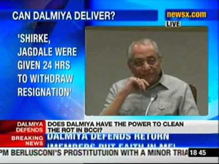 Members have expressed faith in me: Dalmiya