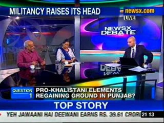 NewsX Debate: Are pro-khalistani elements regaining ground in Punjab?