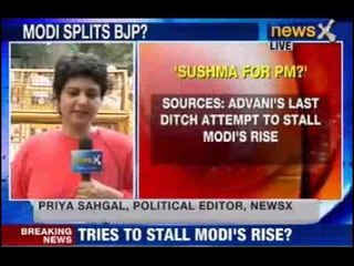 Advani wants Sushma as PM candiadate: Sources