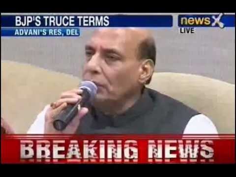 LK Advani accepts BJP's appeal, withdraws resignation