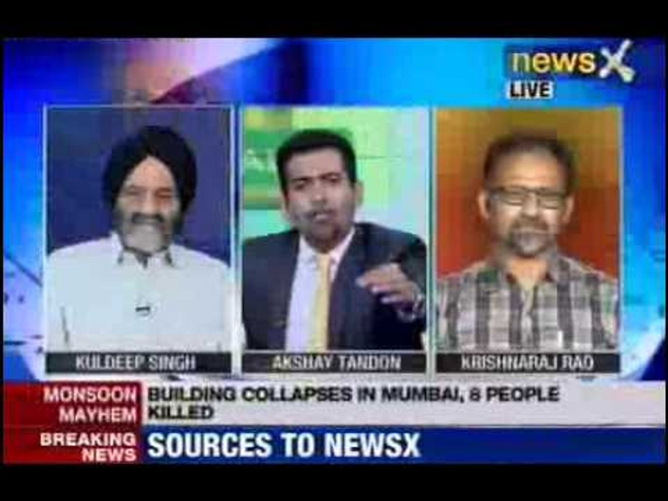 Monsoon begins with building collapse in Mumbai