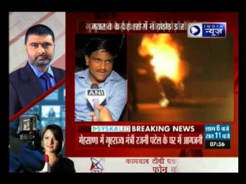 Tension in Gujarat after Patel stir, Hardik detained and then released