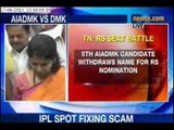 NewsX: Fifth AIADMK candidate withdraws