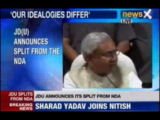 Nitish Kumar: We were forced to take the split decision
