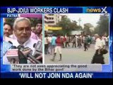 Bihar: BJP workers block road