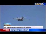 NewsX: IAF receives its largest plane C17