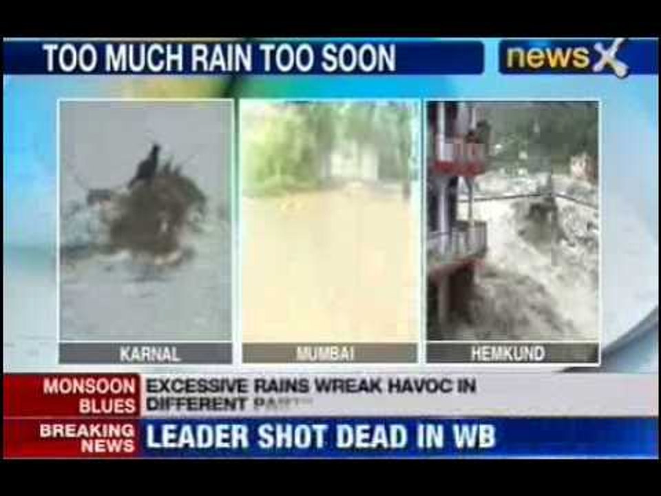 NewsX: Mumbai water-logged