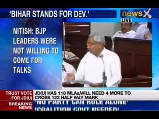 NewsX: BJP could not assure our fear: Nitish Kumar