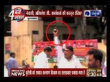 SP Leader firing Publicly in Moradabad, Uttar Pradesh