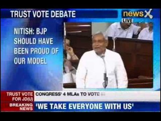 NewsX: BJP forced us for split, says Nitish