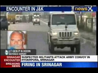J&K: Just before PM's visit Army convoy attacked