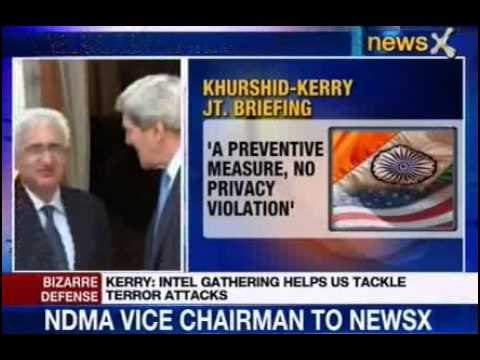 NewsX: Kerry defends cyber snooping
