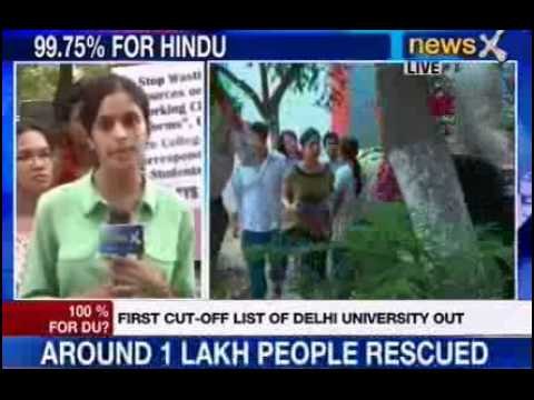 NewsX: Getting admission in DU gets tougher
