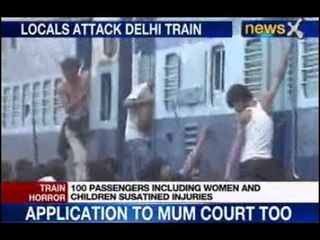 NewsX: Locals attack passenger train in Delhi