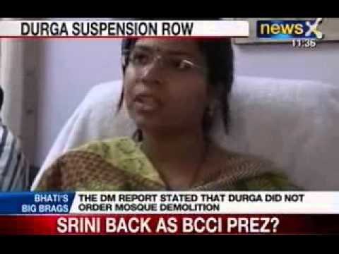 Durga Shakti Nagpal: SP leader brags he got IAS officer suspended in 41 minutes