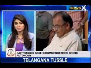 NewsX: CBI autonomy: BJP trashes GoM recommendations