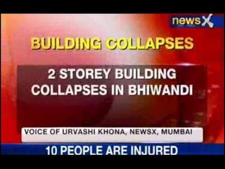 NewsX: Building collapse in Mumbai,25 trapped
