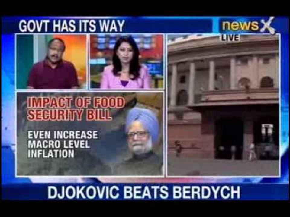 NewsX:Impact of food security bill