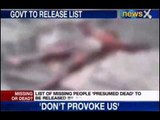 Uttarakhand: Govt to release list of presumed dead