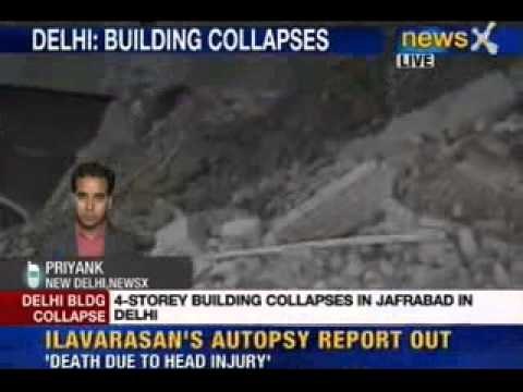 NewsX: Four-storey building collapses in Delhi, one killed