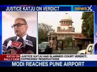 NewsX: Supreme Court can't frame laws, says Katju