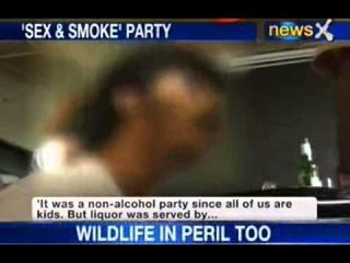 NewsX: School kids feels delight in Liquor and hookah in a local pub
