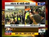 Prime Minister Narendra Modi today arrived in United Kingdom