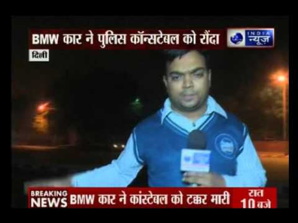 BMW hits police constable in Delhi