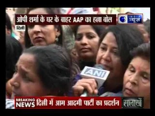 AAP protests against BJP legislator's sexist remarks aimed at Alka Lamba