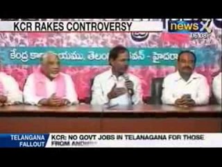 NewsX: Government Employees from A.P have to go back, says K.Chandrashekar Rao