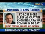 News X: Ricky Ponting slams Master Blaster Sachin Tendulkar