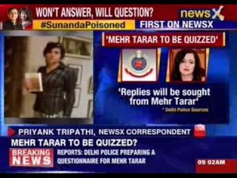 Delhi Police may quiz Pakistan journalist Mehr Tarar in Sunanda case