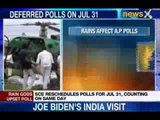 NewsX: Flood affect polls set up in Andhra Pradesh