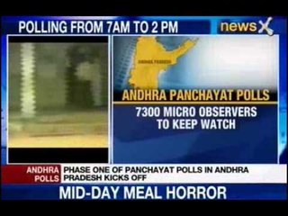 Download Video: NewsX: Panchayat polls phase one in Andhra Pradesh on its way