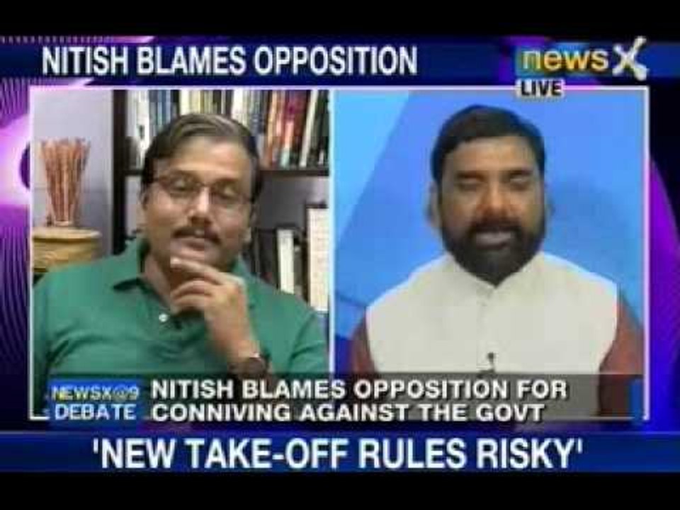 NewsX Debate: Why was Nitish silent for a week, before passing the buck?