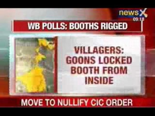 News X: Polling hatled for an hour in West Bengal, says Villagers
