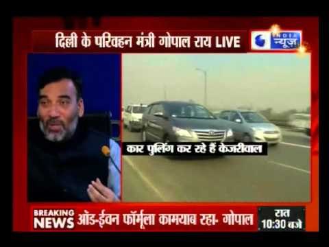 Gopal Rai boards DTC bus to inspect ‘Odd-Even’ scheme