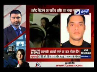 Lt Col Niranjan Kumar’s body brought to Bengaluru; cremation today