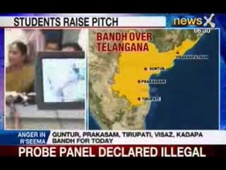 Telangana State announcement leads to bandh in Seemandhra, upheaval in Congress