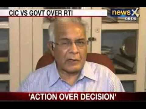 NewsX: CIC's order put parties under RTI Act and Answerable to People