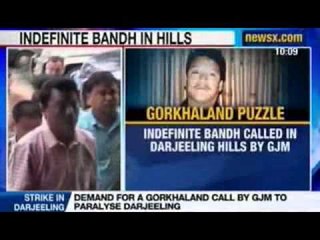 Télécharger la video: NewsX: Indefinite strike in Darjeeling called by GJM from today