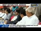 NewsX: Meira Kumar called an All Party Meet before Parliament Monsoon Session