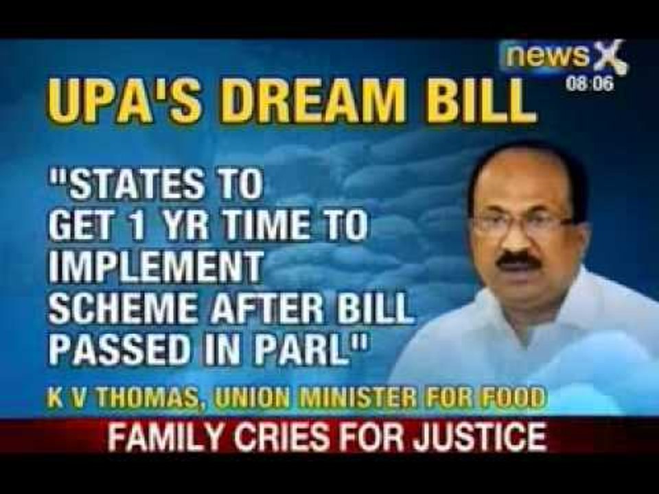 News X: 'Parliament disruptions forced Govt. to bring Ordinance on food bill'