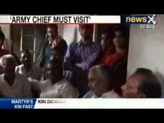 NewsX: LoC Martyr Vijay Kumar Rai's kin Fast-unto-death in Bihta Village