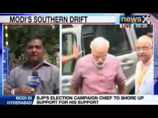 NewsX: Narendra Modi's southern drift