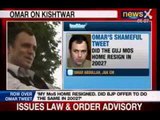 NewsX: Row over Omar's tweet futher communalising Kishtwar Riots