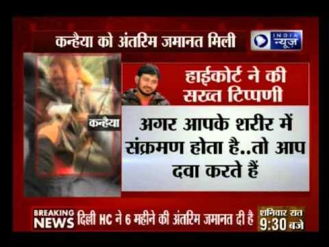 JNU Row: Kanhaiya Kumar to walk out of Tihar jail today