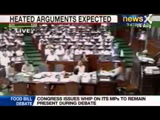 NewsX: BJP and Opposition to corner Government on Food Bill