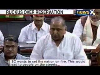 News X: Mulayam Singh Yadav threatens violence in Lok sabha